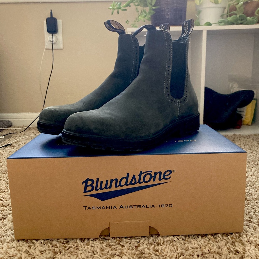Blundstone #1630 Women's Originals High Top Boots in Rustic Black Size 9.5 US